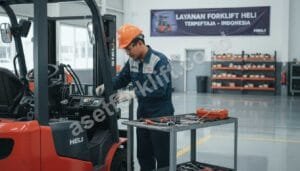 service forklift Heli di Karawang